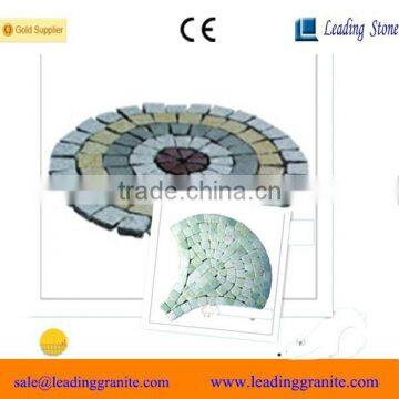 Cheap Coloured Granite Floor Mosaic Tile photo-3