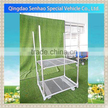 trolley for sale &Net Mesh Flower Cart & flower pot trolley TC4753 dutch trolley