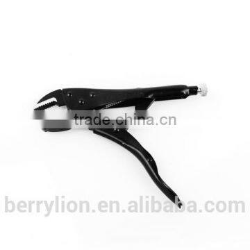 Berrylion Chorme Plated Black Flat Nose Locking Pliers 10"/250mm High Qualtiy Lock Plier photo-3