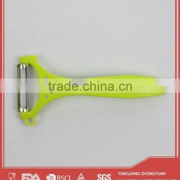 Y Shape Stainless Steel Vegetable Peeler With Smiling Face Handle photo-2