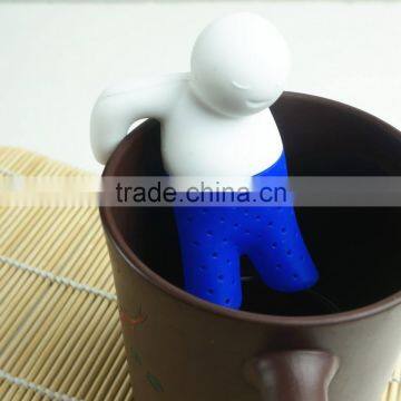 16158 Unique Cute Tea Strainer Silicone Tea Infuser Filter Teapot Teabags for Tea & Coffee Drinkware photo-4