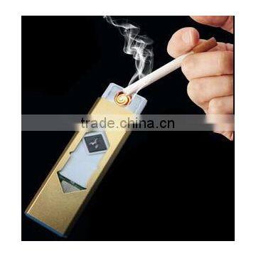 colorful refillable electronic metal usb lighter