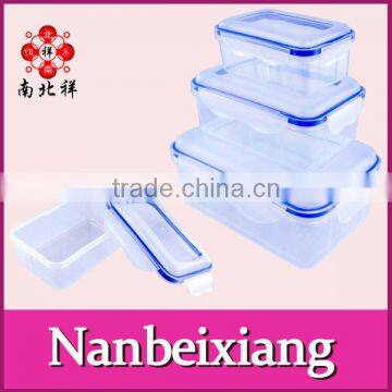 2016 New design Plastic Fast Food Box With Three Size