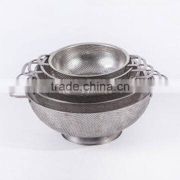 Wholesale Stainless Steel Colander Vegetable Basket photo-4