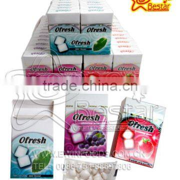 Different Flavor Sugar Free&Chewing Gum with Xylitol Chewing Gum