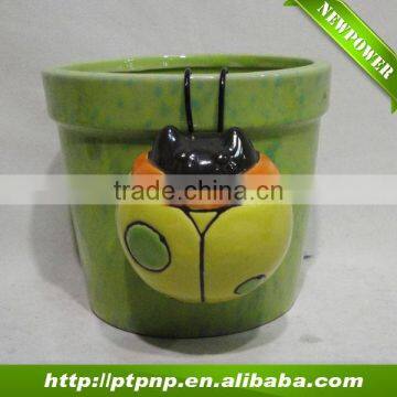 Insect design Ceramic flower pot