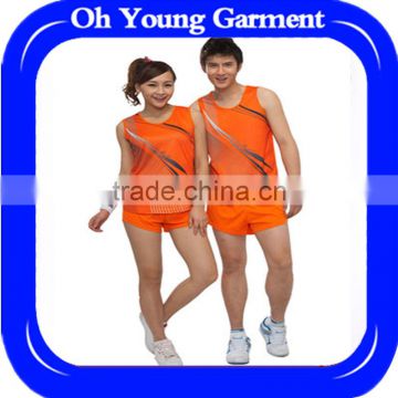 Wholesale unisex dri fit sports running wear,road events marathon and walk athletics