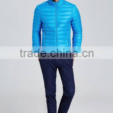 Customized Men Duck Down Jacket Without Hood photo-4