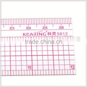 Kearing Flexible L Shaped Ruler 12'' / 26 cm Clear Plastic Garment Design Ruler for Sew Area #5812 photo-3
