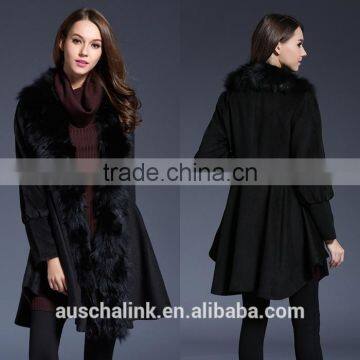 Hot Sell Trendy Lady Custom Made Sexy Fur Coat Made in China photo-6
