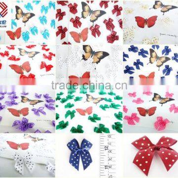 Colorful Satin Ribbon Bows for Kids Garment