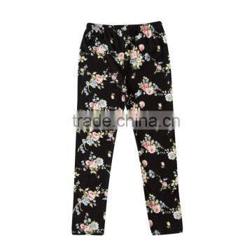 2017 New Design Girl Clothing Spring Girl Floral Long Pants Cotton Trousers Autumn Leggings photo-4
