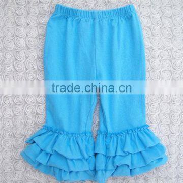 Best Selling Solid Color Baby Girls Fall Ruffle Pants photo-2