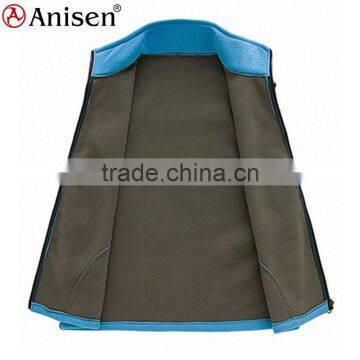 Oem Factory Wholesale Fleece Men Vest photo-3