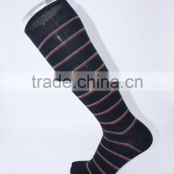 thin strip knee high socks men