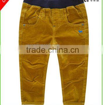 Baby Boy's autumn &winter apparel corduroy pants solid color Anti-Pilling pants for boy