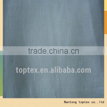 100% linen pure white garment fabric