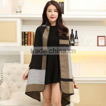 Hot Sale China 2017 New Arrival Ladies Scarf Figure Shape Printed Several Models Imitated Material Women Cloak photo-3