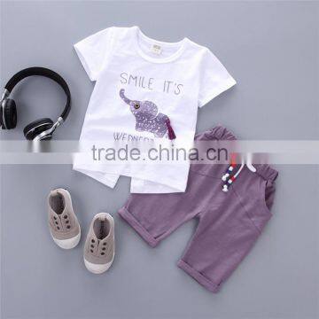 SS-977G Summer Casual Girl Set , Clothing Set Suit For Baby Girls 2 Pcs Chilren Sets photo-3