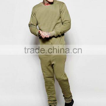 100 Percent Cotton Army Green Skinny Fitness Wholesale Jogger Pants photo-4