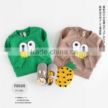 S65842A Wholesale New Hoodies Full Sleeve Print Eyes Kids Sweatshirts