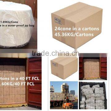 Low Price Free Sample Ne20s 26s 30s 32s 40s 50s 60s 80s Polyester Yarn for Sewing Lot in Stock photo-6