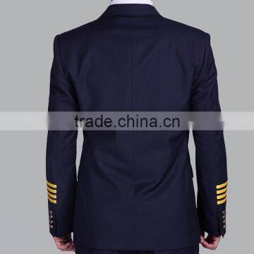 Custom Juqian Brand New Design Man Pilot Uniform ,slim Fit International Pilot Uniforms Wholesale photo-4
