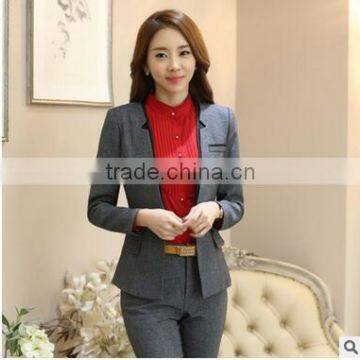 2016 Top quality Multi-colour ladies office formal wear women business suit