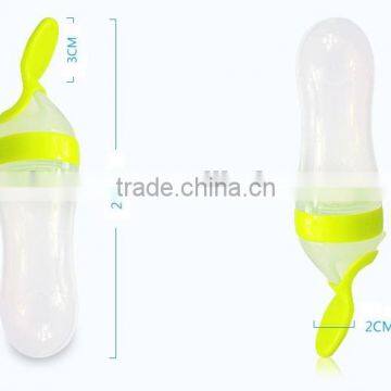 Baby Food Feeding Bottle/silicone Feeding Spoon for Baby photo-3