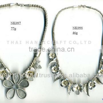 Thai Karen Silver Necklace & Pendant Jewelry 925 Sterling Silver