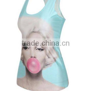 Top Quality Gym Tank Top Fashion Printing Women Tank Top Wholesale photo-3