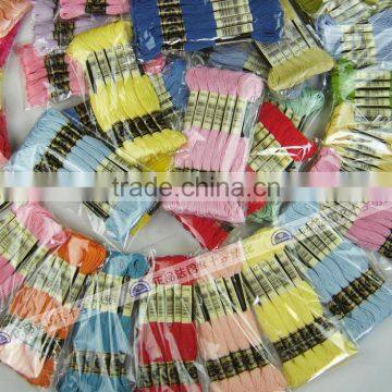 Wholesale Dmc Cotton Thread 12 Pieces Embroidery Floss 100% Egyptian Cotton Cross Stitch Thread photo-3
