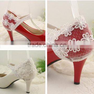 Wholesales Lace Decoration for Shoes High Heels European-style Shoe Covers