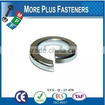 Made in Taiwan Lock Washer DIN 127 Form B Square End Spring Steel Bare Steel Zinc Plated photo-6