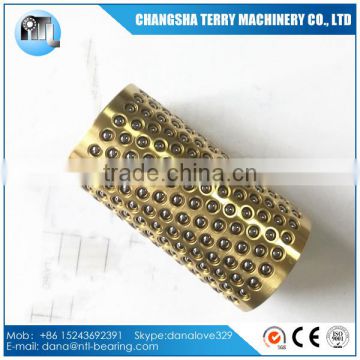 Copper ball retainer sliding bushing bearing