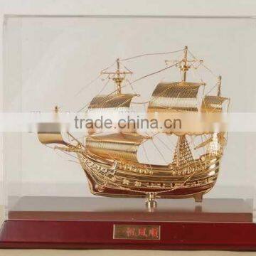 YIWUJICUI Crystal Gifts Dhow Model