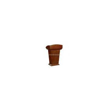 Dious walnut MDF+veneer speech desk podium rostrum