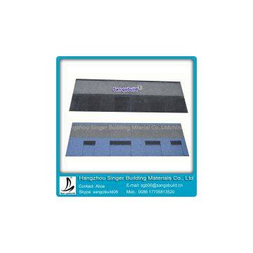 Laminated asphalt roofing shingle