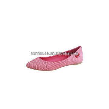 Textile Cemented Women Cassual Flat Shoes