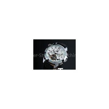 Elegant Man Tourbillon Automatic Watch With Roman Numeral Display