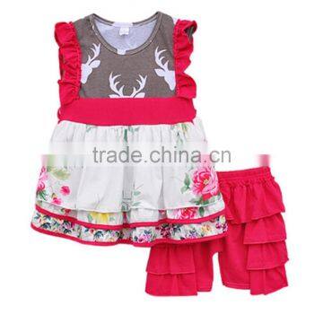 Organic Cotton Warm Soft Flower Baby Rompers Wholesale Girls Clothes photo-3