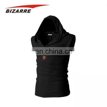 Hot Sale Cotton Custom Mens Singlets With Hood photo-3
