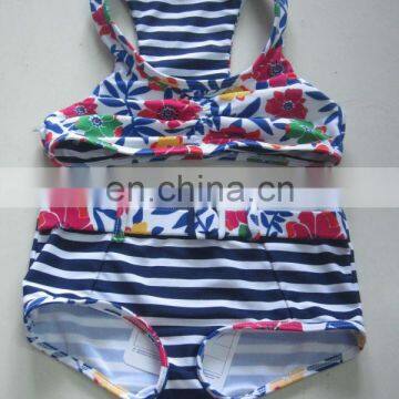 Fashionable nylon + COTTON Printed Kids Swimwear, Children's Swim Suit, Bikini Trade assurance supplier ( SL-YD001 )