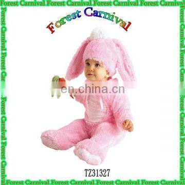 TZ31327 Plush Cute Pink Rabbit Costumes Infant Costumes Factory