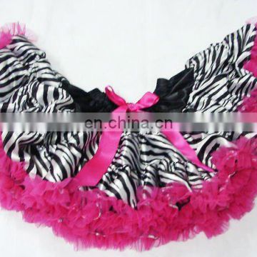 wholesale sexy ballet kids zebra pettiskirts/ tutu skirts/tutu dress MP-0102