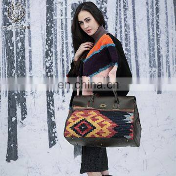 Colorful Striped Fur Blazer Female Patchwork Sheep Fur Coat Multicolor Lamb Fur Bat Overcoat