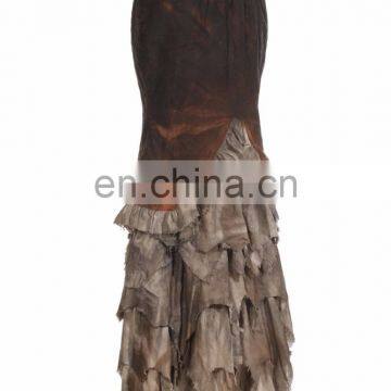 Steampunk Postapocalyptic Style Maxi Mermaid Skirt photo-2