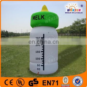 giant inflatable promotional items white baby bottle