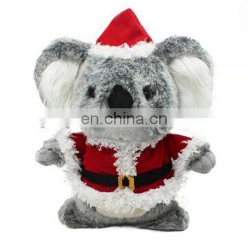 10 inch Super soft Christmas koala plush toy