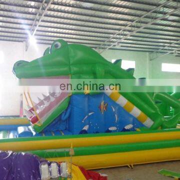 best quality cheap inflatable crocodile slide for sale